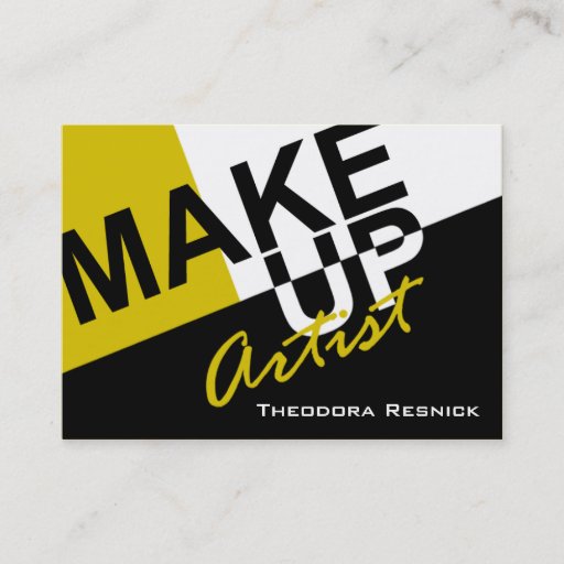 Customizable Makeup Pro III Cosmetics Artist chubby Business Card