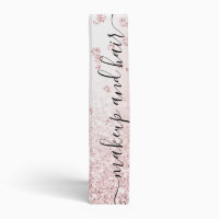 Pink Blush Gold Sparkle Confetti 3 Ring Binder, Zazzle