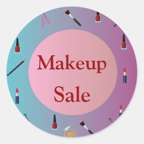 Makeup Sales Sticker