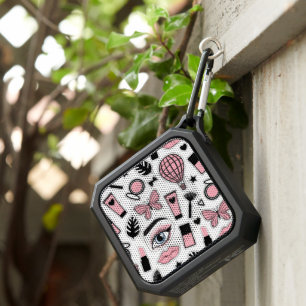 Makeup Sticker Pattern Bluetooth Speaker