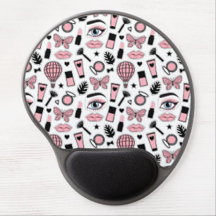 Makeup Sticker Pattern Gel Mouse Pad