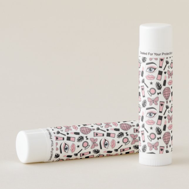 Makeup Sticker Pattern Lip Balm (Front)