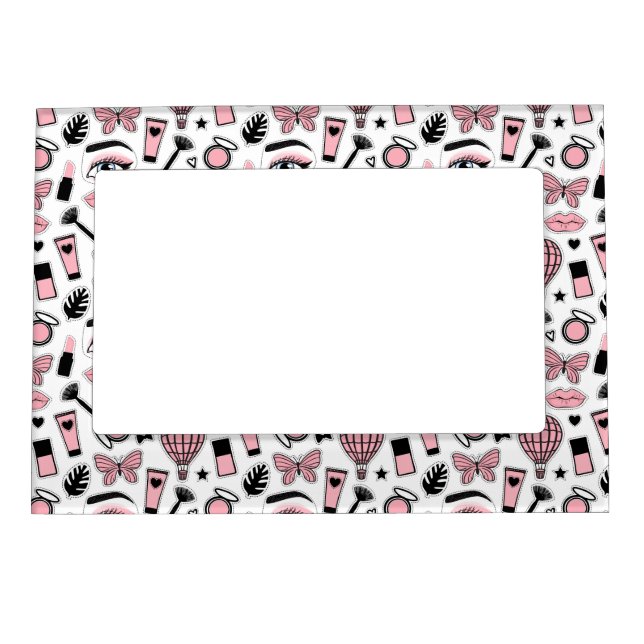 Makeup Sticker Pattern Magnetic Frame (Front)