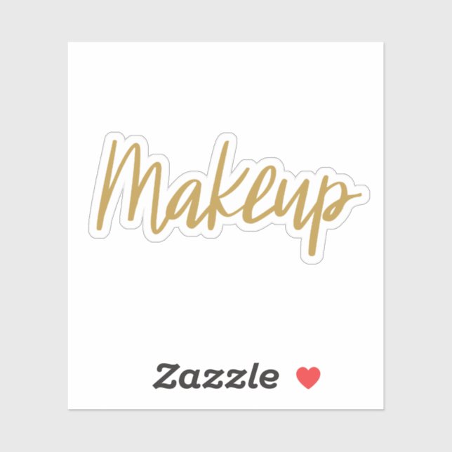 Makeup Storage Sticker (Sheet)