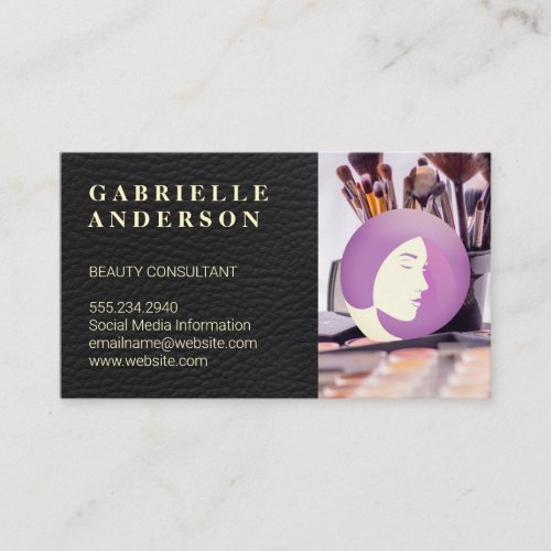 Makeup Tools  Womens Beauty and Hair Business Card