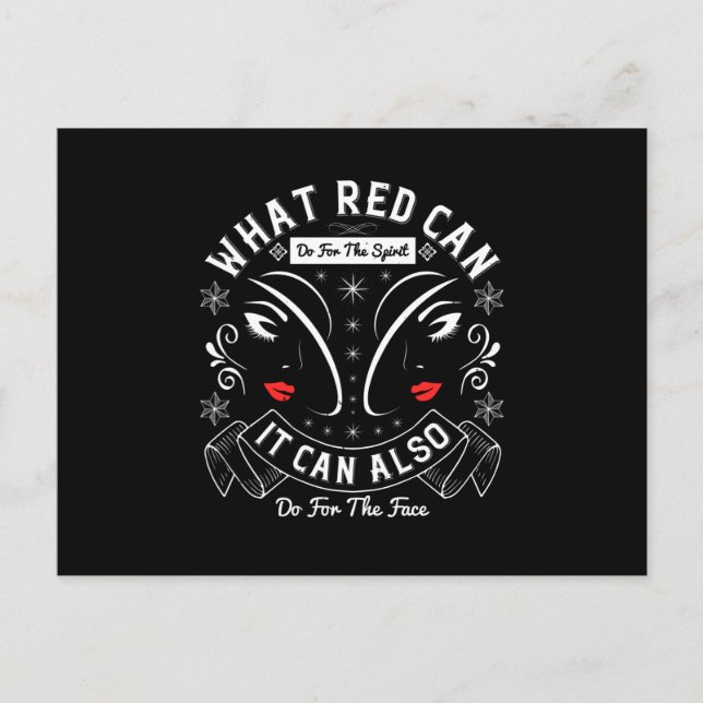Makeup - What Red Can Do For The Spirit Postcard (Front)