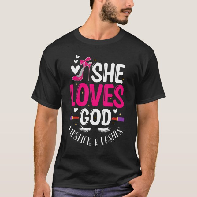 Makeup Women Girls Makeup Artist Cosmetology T-Shirt (Front)