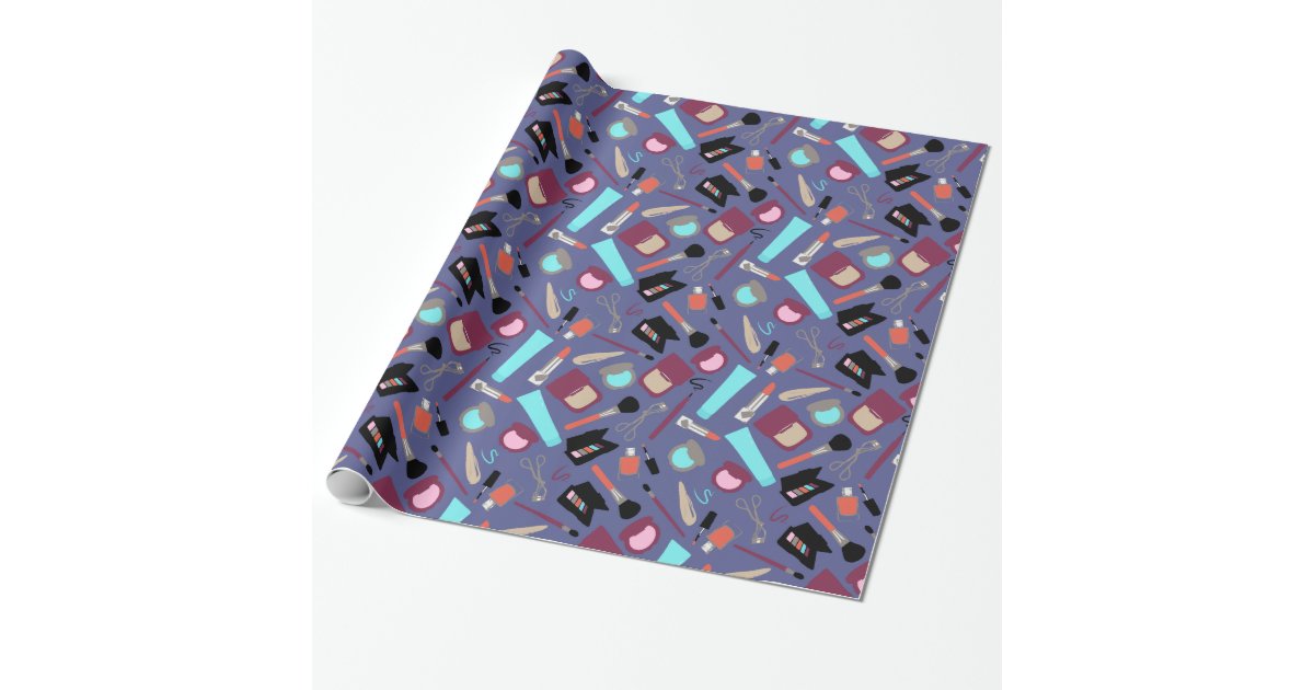 Makeup Wrapping Paper V2 Zazzle