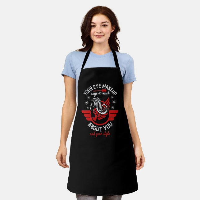 Makeup - Your Eye Makeup Says So Much Apron (Worn)