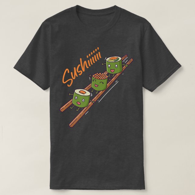 Maki Japanese Food Japan Restaurant Fan Japanese C T-Shirt (Design Front)
