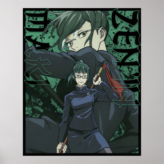 Maki Zen'in Poster (Front)