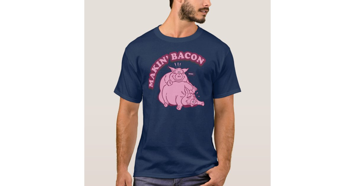 vintage makin bacon t shirt