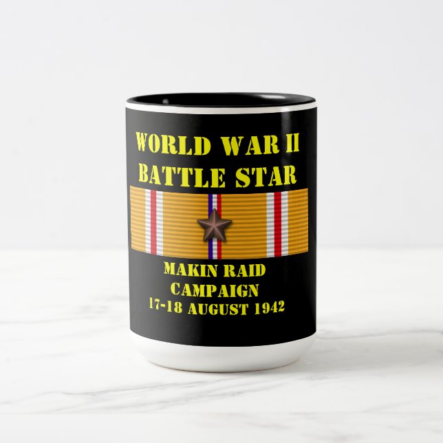 Makin Raid Campaign Two-Tone Coffee Mug (Center)