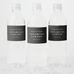 Custom Gucci Water Bottle Labels - Dazzling DeZines, LLC
