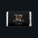 making 40 look good birthday party favor<br><div class="desc">40th Birthday black and gold modern elegant party favours. Food sweets party favor gift idea.</div>