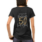 Making 50 look good age birthday personalized gold