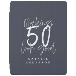 Making 50 look good colorful birthday celebration iPad smart cover
