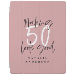 Making 50 look good colorful birthday celebration iPad smart cover