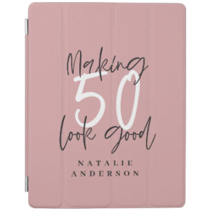 Making 50 look good colorful birthday celebration iPad smart cover