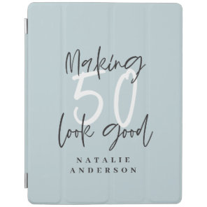 Making 50 look good colorful birthday celebration iPad smart cover