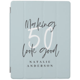 Making 50 look good colorful birthday celebration iPad smart cover