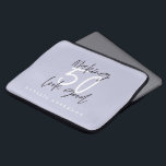 Making 50 look good gold birthday celebration laptop sleeve<br><div class="desc">Celebrate your 50th birthday in style with this chic,  elegant 50 and fabulous birthday design. A modern design with script text and bold graphics. Change the colour to customise. Part of a collection.</div>
