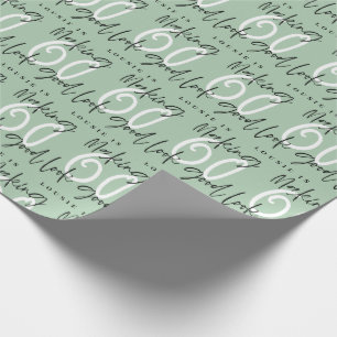 Making 60 look good birthday gift wrap