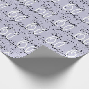 Making 60 look good birthday gift wrap