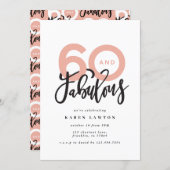 Making 60 look good modern typography birthday (Front/Back)