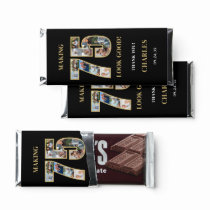 Making 75 Look Good Photo Collage Thank You Hershey Bar Favors