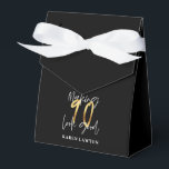 Making 90 look good gold birthday favor box<br><div class="desc">Making 90 look good gold effect birthday favor box. Color can be changed. part of a collection.</div>