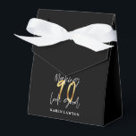 Making 90 look good gold birthday favor box<br><div class="desc">Making 90 look good gold effect birthday favor box. Color can be changed. part of a collection.</div>