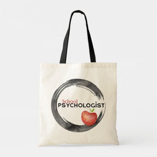 Making a Difference School Psychologist Tote Bag