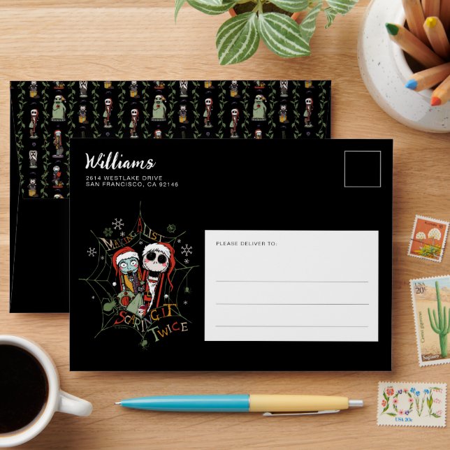 Making A List Scaring it Twice Envelope (Desk)