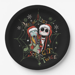 Making A List Scaring it Twice Paper Plates