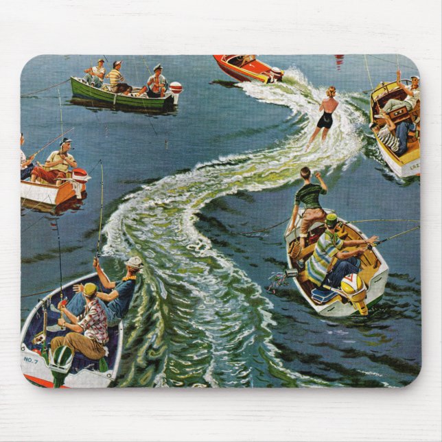 Making A Wake by Ben Kimberly Pins Mouse Pad (Front)