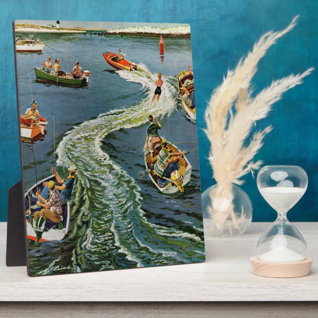 Making A Wake by Ben Kimberly Pins Plaque (Side)