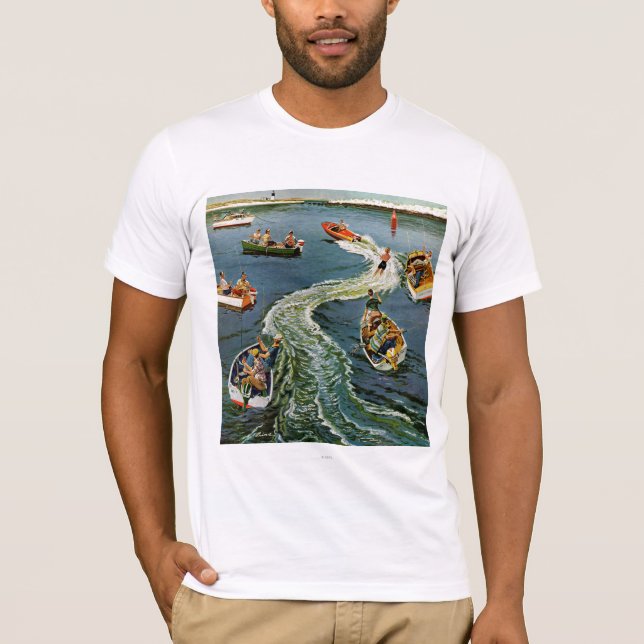 Making A Wake by Ben Kimberly Pins T-Shirt (Front)