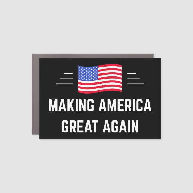 Making America Great Again Car Magnet (Front)