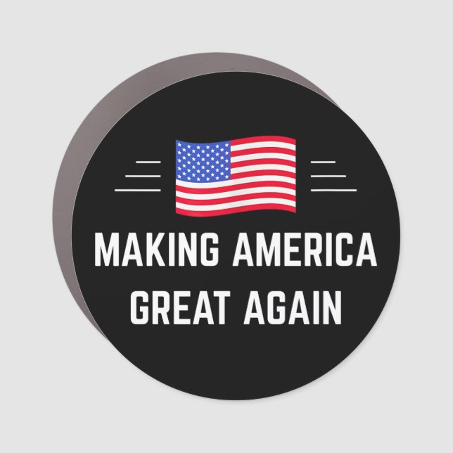 Making America Great Again Car Magnet (Front)
