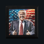 Making America Great Again - President Trump     Gift Box<br><div class="desc">Ladies and gentlemen, introducing the ultimate "winning" item that even President Donald Trump himself would give two thumbs up for - with the American flag proudly waving in the background, this product is as red, white, and blue as it gets. This item is not just tremendous, it's fantastic. It's huge....</div>