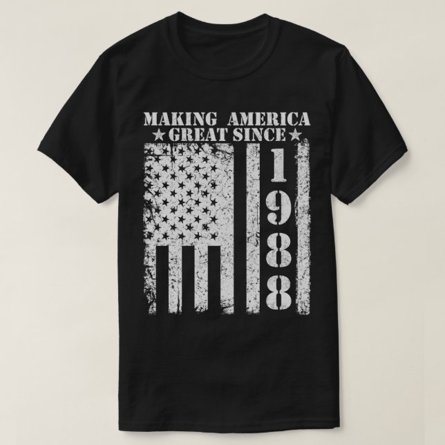Making America Great Since 1988 Birthday Pullover  (Design Front)