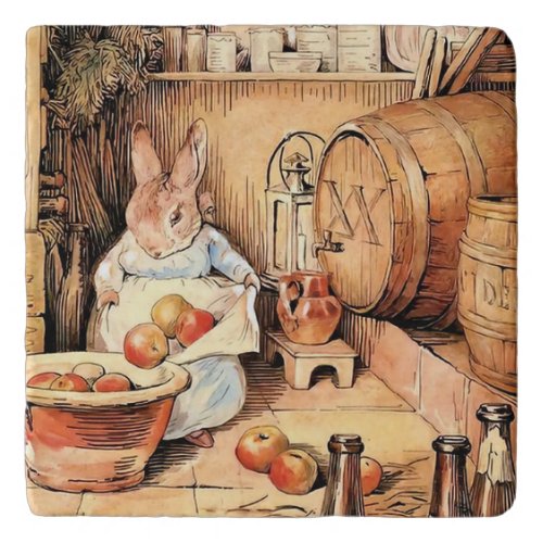 Making Apple Cider by Beatrix Potter Trivet
