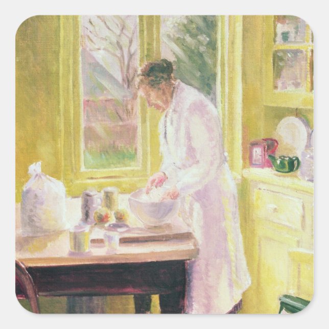 Making Apple Pie Square Sticker (Front)