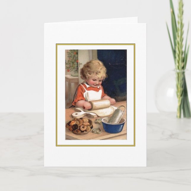 Making Christmas Cookies Card (Front)