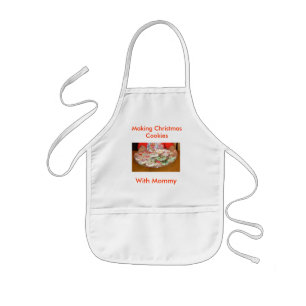 Making Christmas Cookies With Mom Kids Apron
