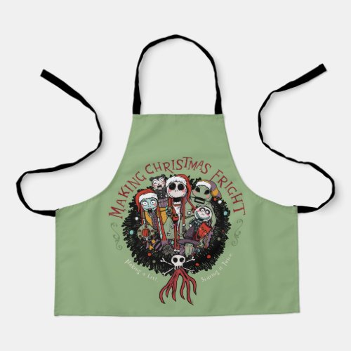 Making Christmas Fright Nutcrackers Apron