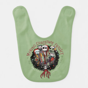 Making Christmas Fright Nutcrackers Baby Bib