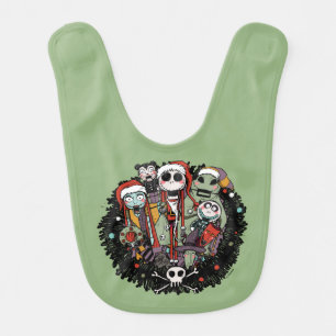 Making Christmas Fright Nutcrackers Baby Bib