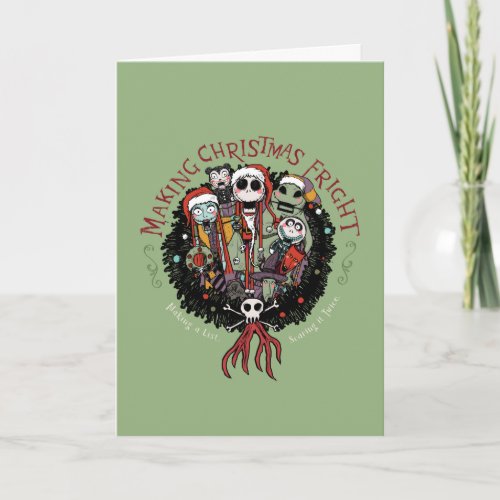 Making Christmas Fright Nutcrackers Card